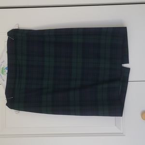 J crew,  pencil skirt,  plaid. Size 2